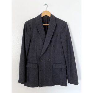 Allsaints Spitalfields Double Breasted Blazer, Plaid